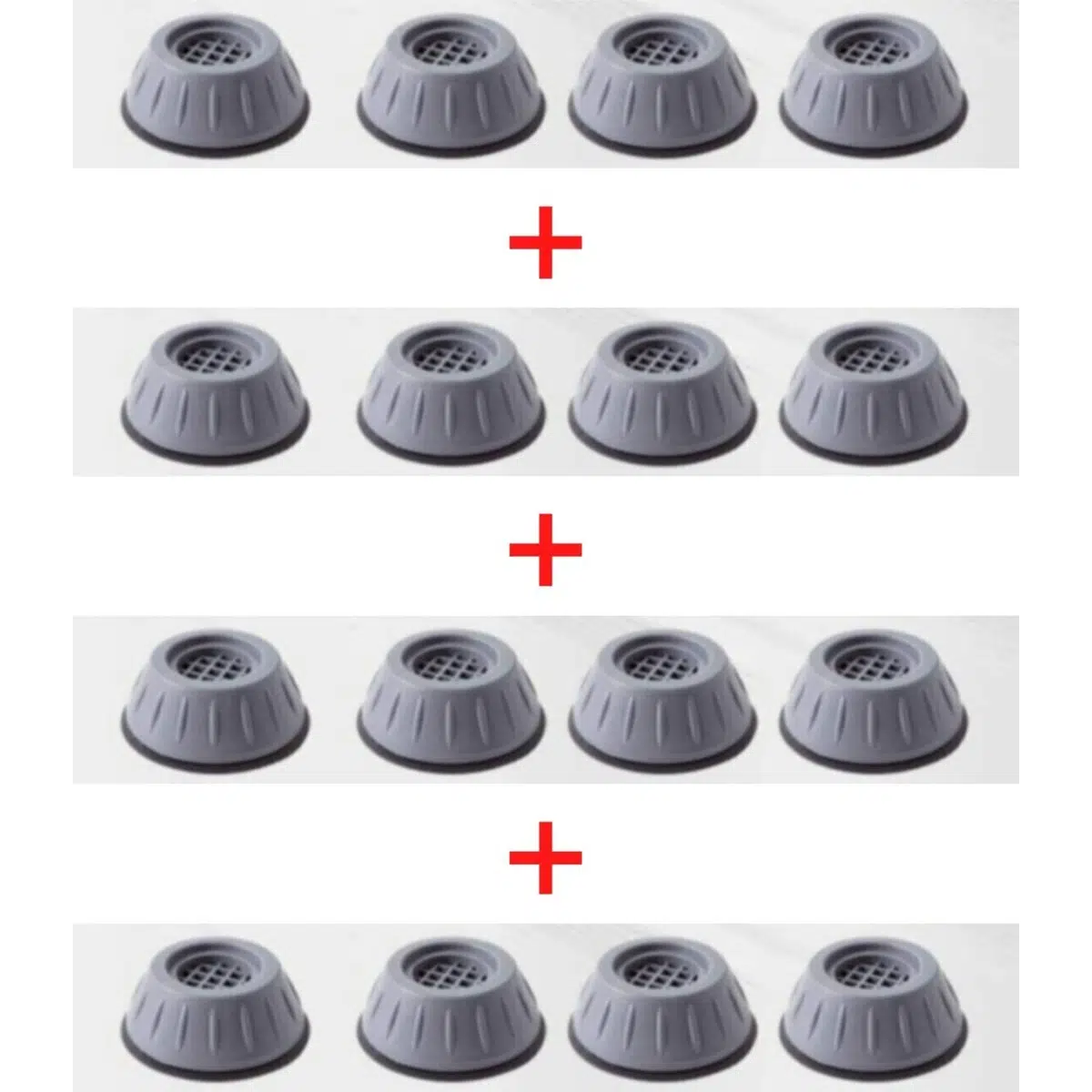 Beyaz Eşya Ayak Altlığı Çamaşır Bulaşık Makinası Buzdolabı Yükseltici Titreşim Önleyici 16 Adet