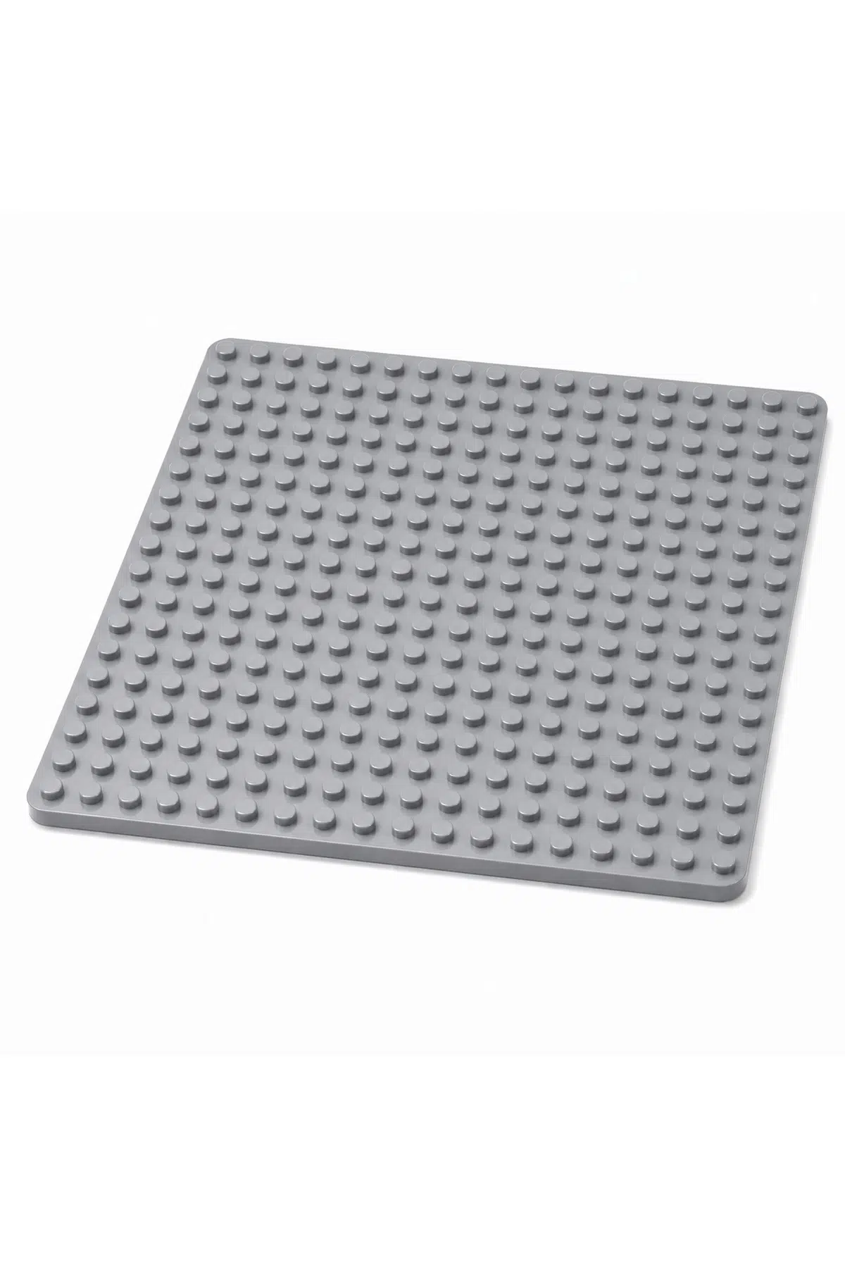 Dublo Büyük Blok Oyun Gri Zemin Plakası 25x25 cm Yapı Blok Tabanı