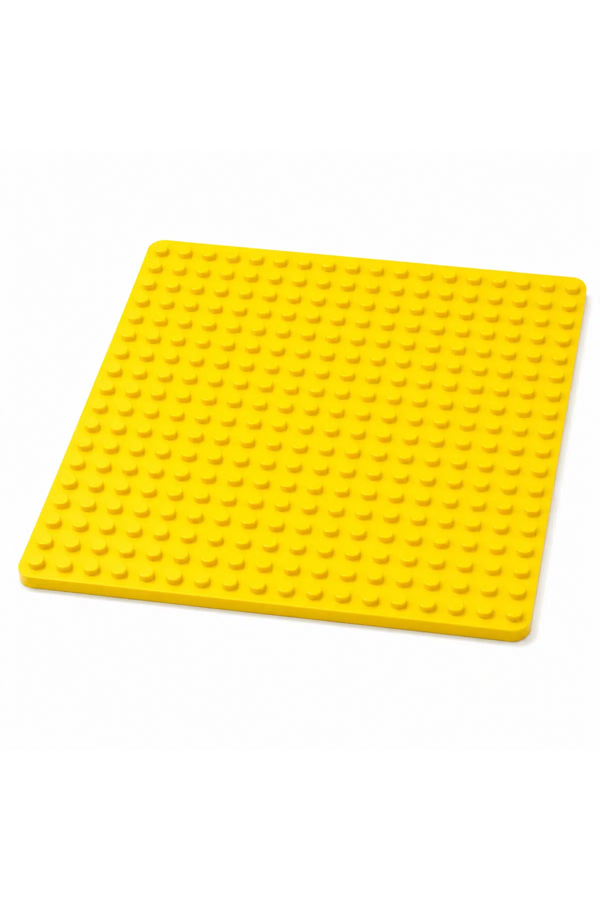 Dublo Büyük Blok Oyun Sarı Zemin Plakası 25x25 cm Yapı Blok Tabanı
