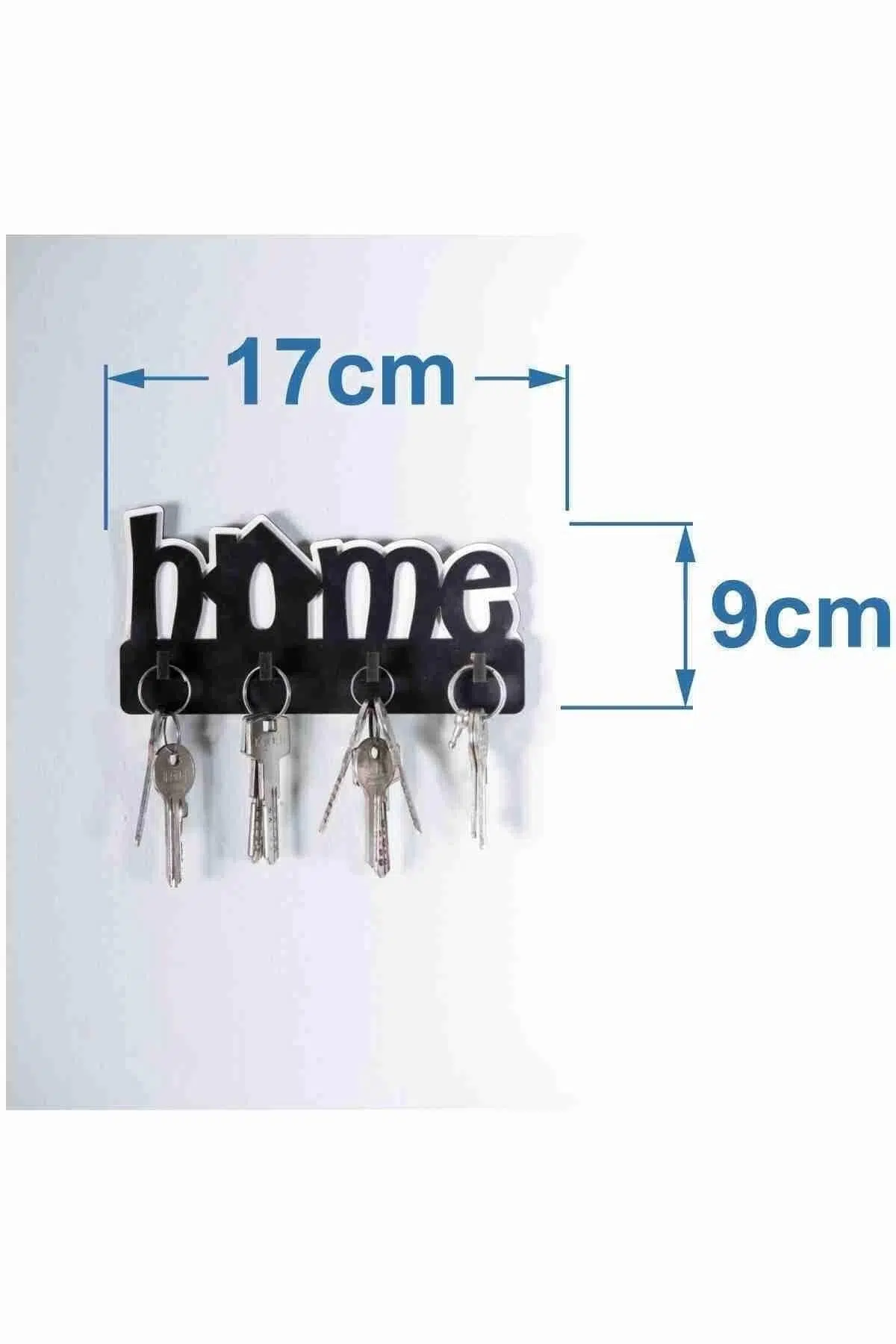 Home Ahşap Duvar Dekoru Anahtar Askısı